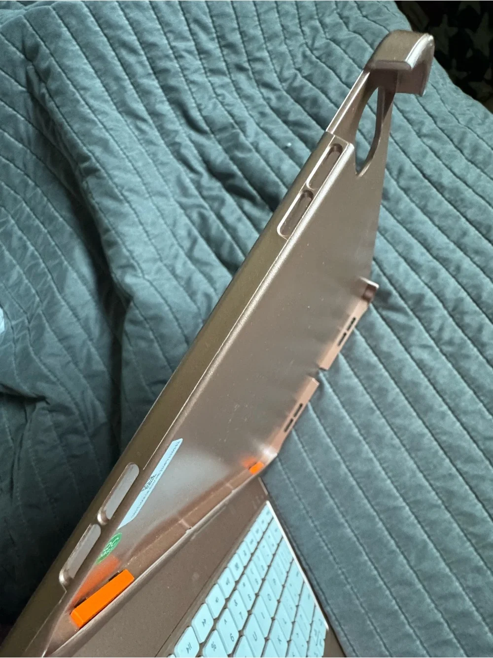 Rose Gold Tablet Keyboard Case with Trackpad